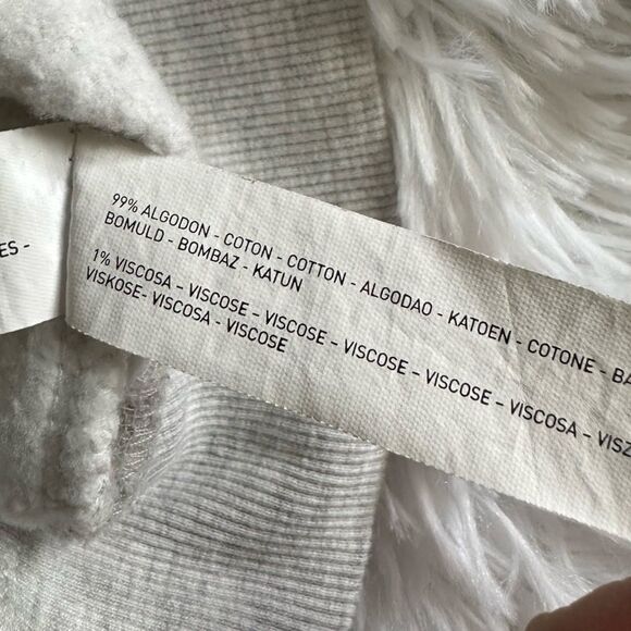 Denim & Flower Sweatshirt Top Wake The Dream Red White Blue Womens Size Small - Picture 7 of 7